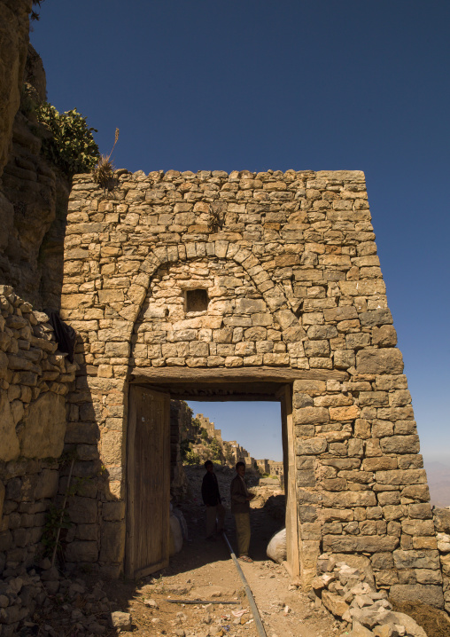 Gate of a village, Sanaa Governorate, Kholan, Yemen