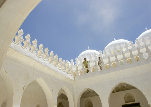 Al-Amiriya mosque domes, Al Bayda Governorate, Rada, Yemen
