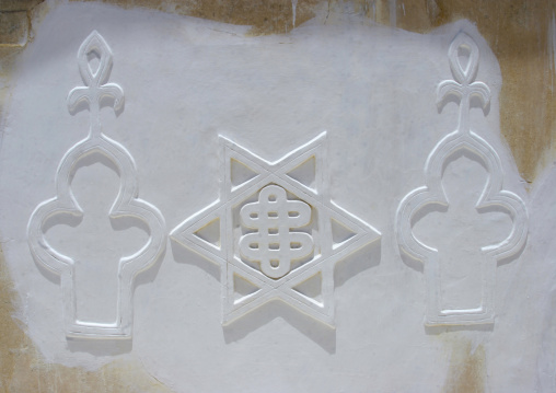 Al-Amiriya mosque decoration, Al Bayda Governorate, Rada, Yemen