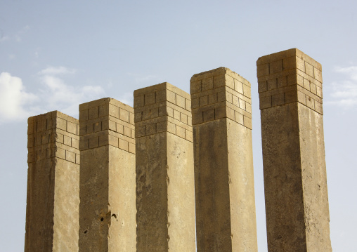 The Barran temple aka temple of the moon, Marib Governorate, Marib, Yemen