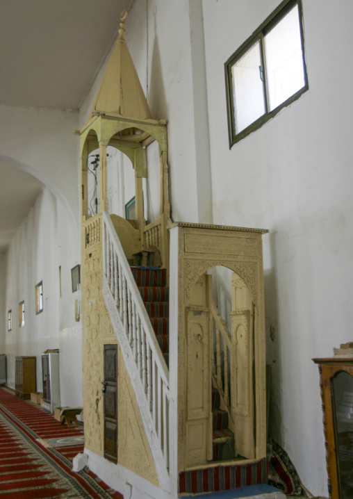Al-Ashrafiya Mosque minbar, Janad Region, Taiz, Yemen
