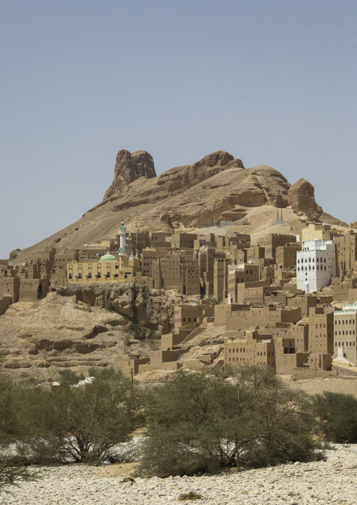 Mudbrick houses in a village, Hadhramaut, Khaila, Yemen