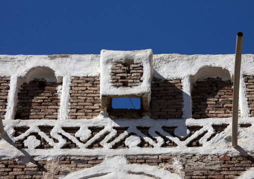 Traditional houses in the old city featuring ornamental facades, Amanat Al-Asemah, Sanaa, Yemen