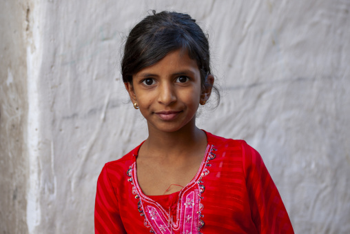 Portrait of a yemeni girl, Amanat Al-Asemah, Sanaa, Yemen