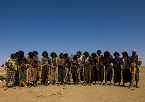 Afar tribe warriors, Assaita, Afar regional state, Ethiopia