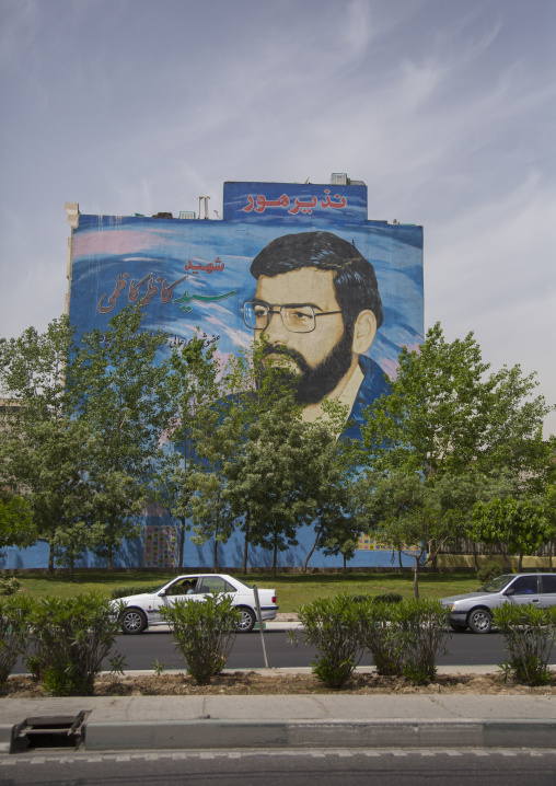 Sign paying homage to soldiers fallen during the war between iran and iraq
, Shemiranat county, Tehran, Iran