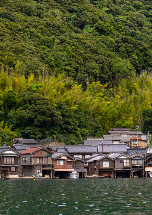 Funaya fishermen houses, Kyoto prefecture, Ine, Japan