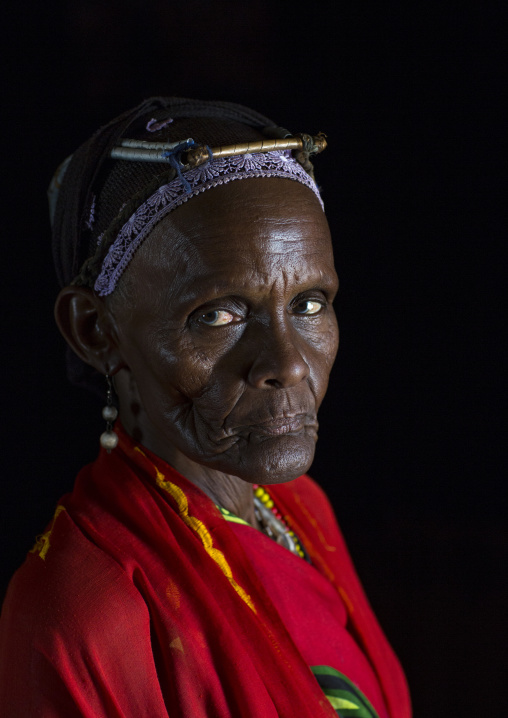 Gabbra tribe woman, Chalbi desert, Kalacha, Kenya